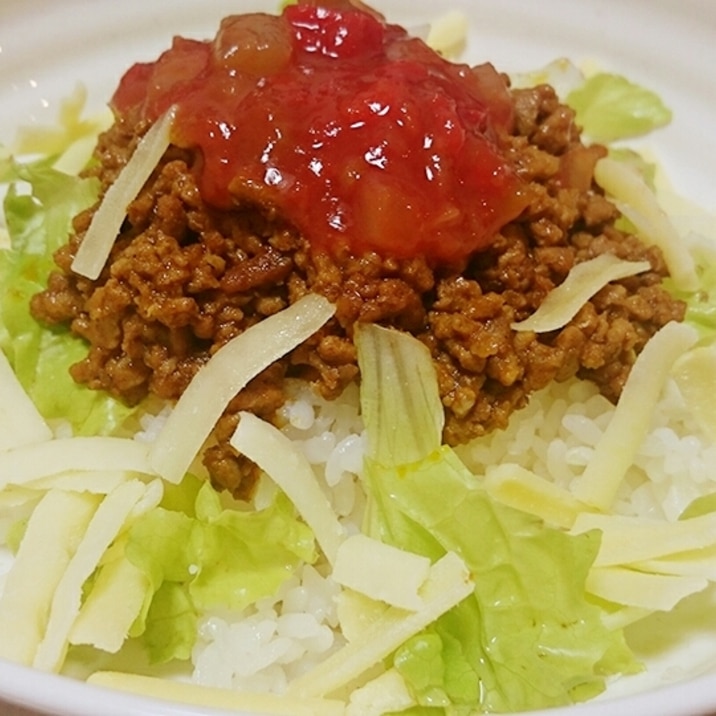 簡単☆10分で出来る☆タコライス☆
